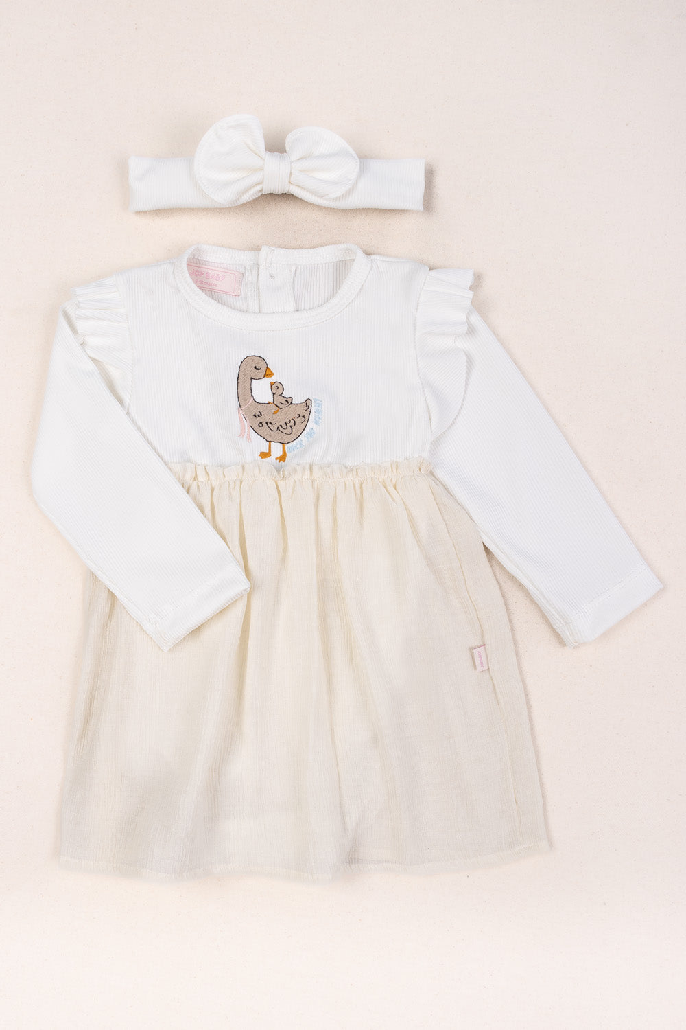 VESTIDO BEBÉ NIÑA GOOSE BLANCO