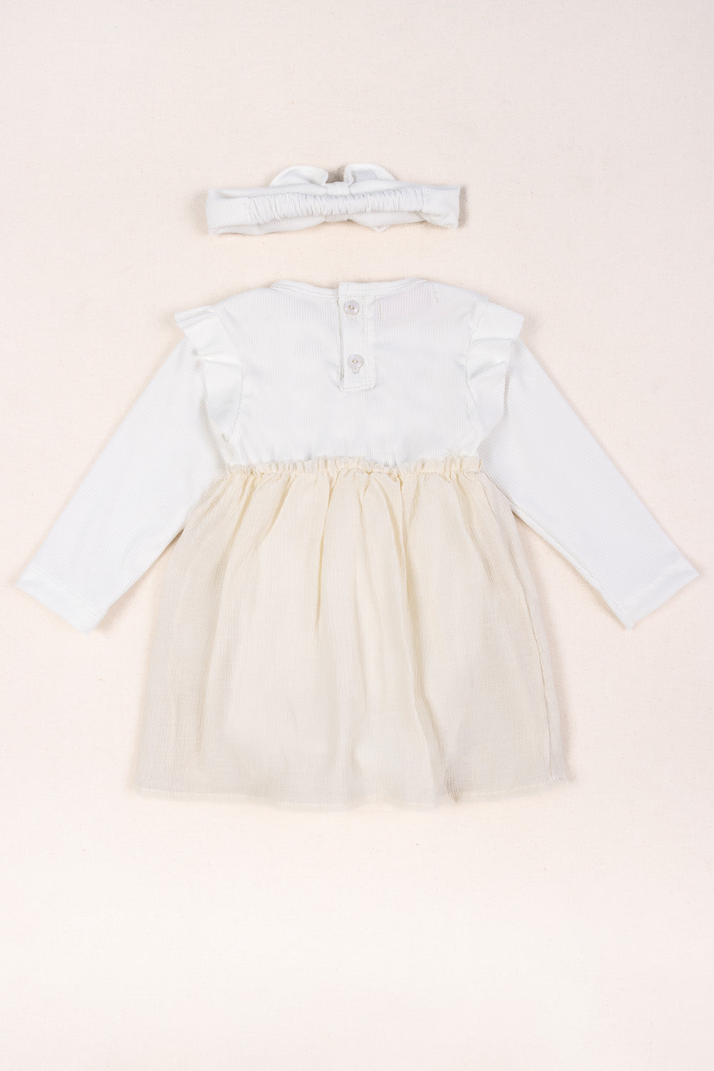 VESTIDO BEBÉ NIÑA GOOSE BLANCO