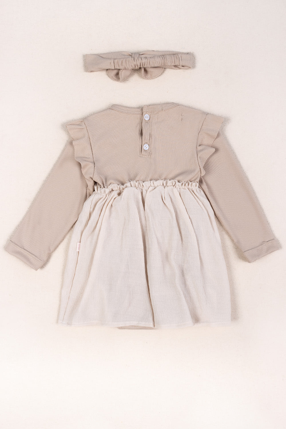 VESTIDO BEBÉ NIÑA GOOSE CAFÉ