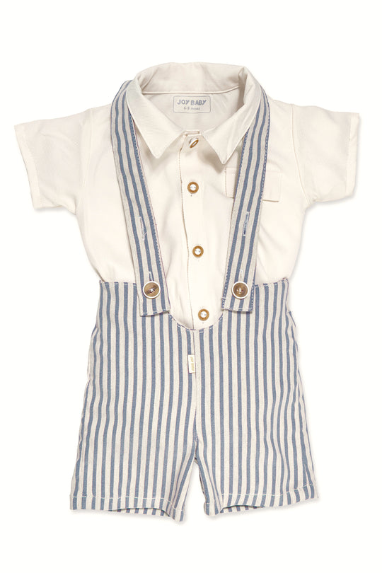 CONJUNTO BEBÉ NIÑO LINES GRIS