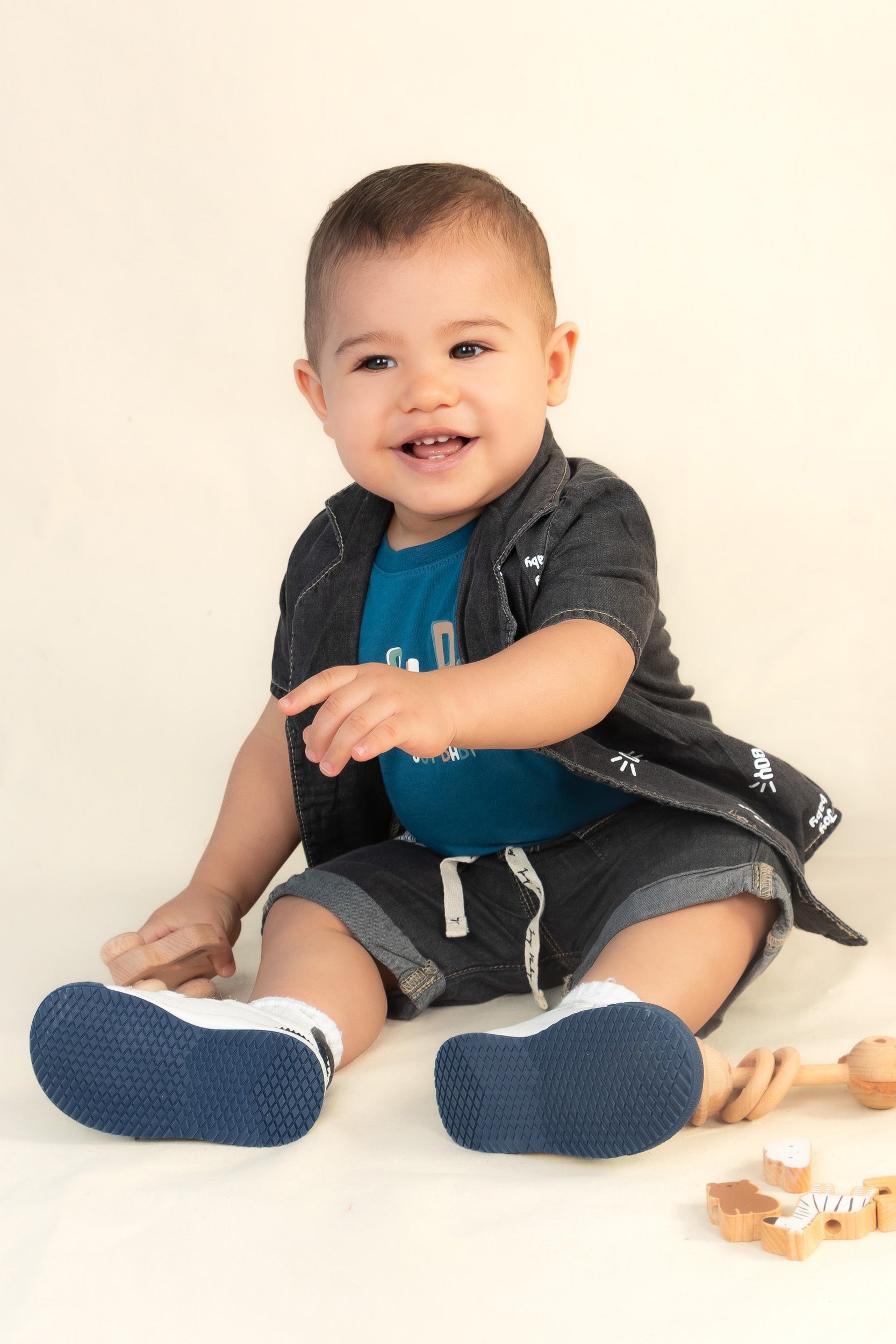 CONJUNTO BEBÉ COOL BOY AZUL