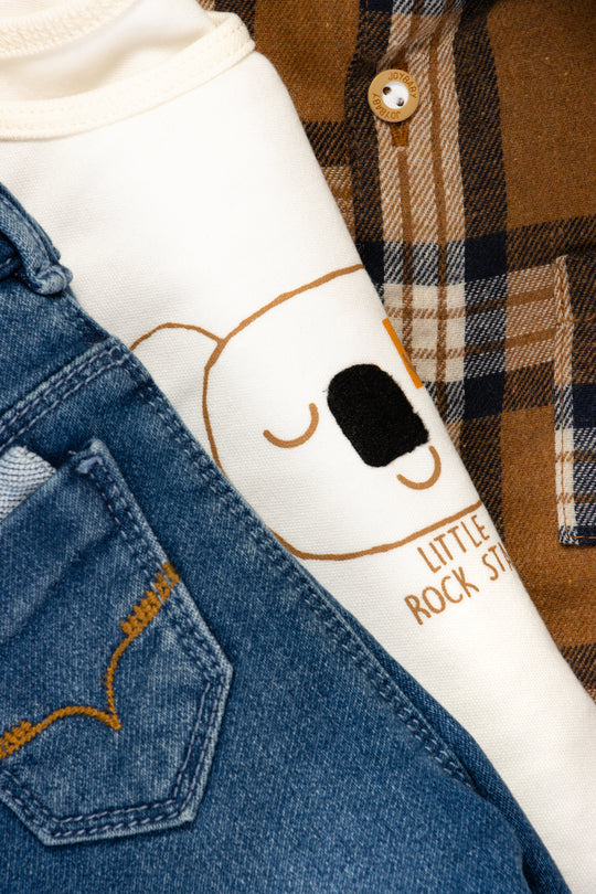 CONJUNTO BEBÉ ROCK CAFÉ