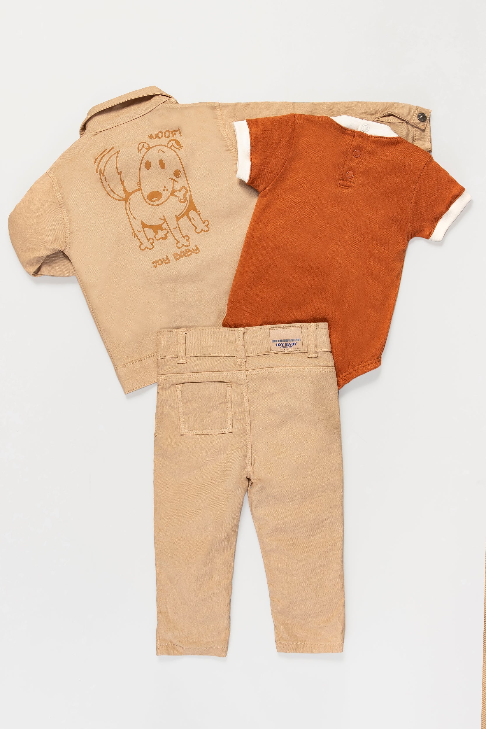 CONJUNTO CHAQUETA BEBÉ BEIGE
