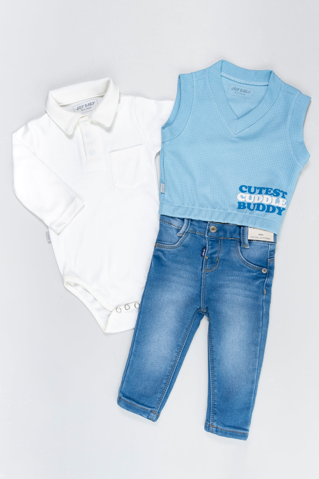 CONJUNTO BEBÉ BUDDY AZUL