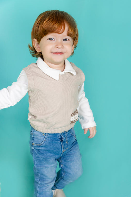 CONJUNTO BEBÉ BUDDY BEIGE