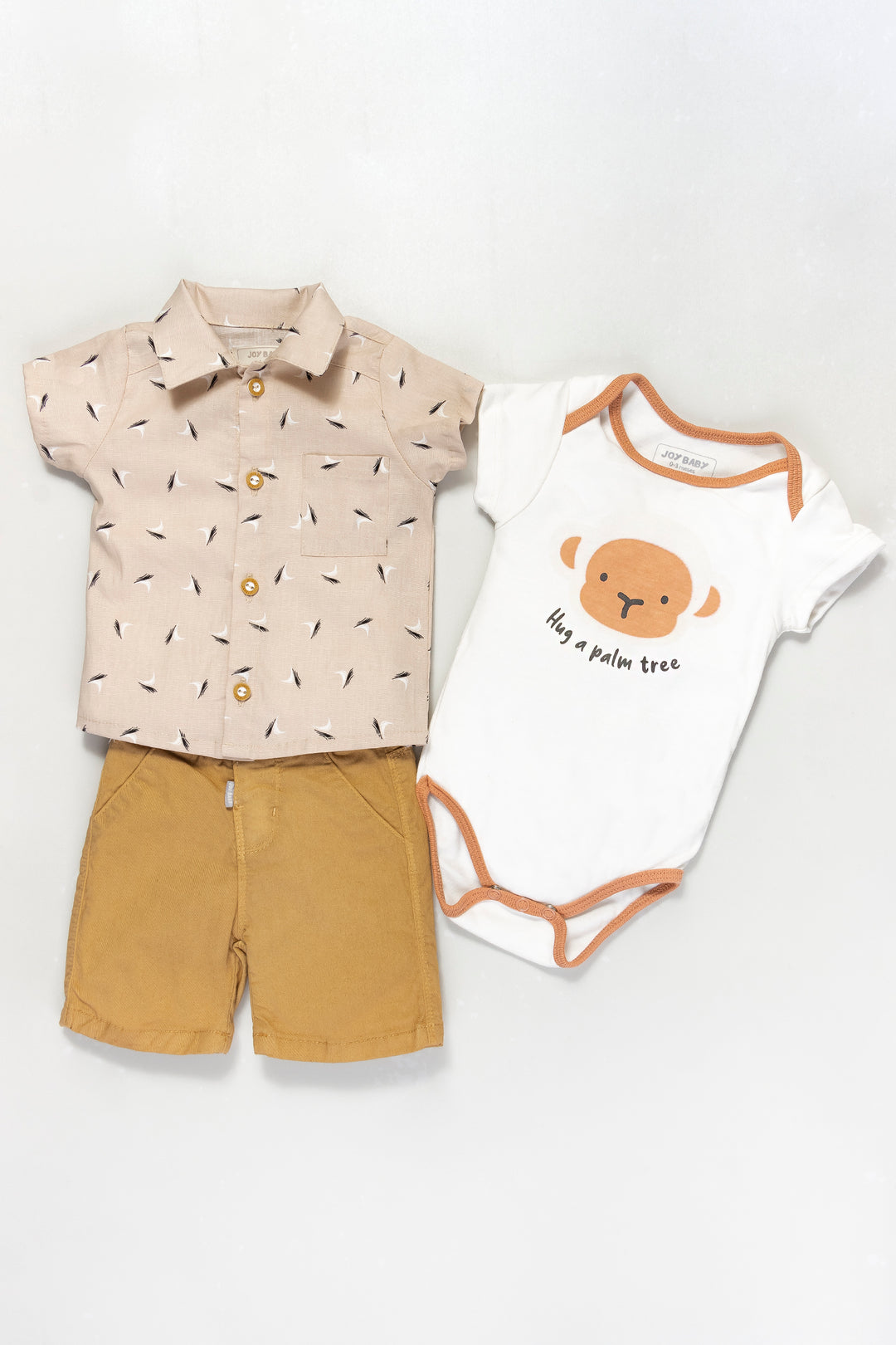 CONJUNTO BEBÉ BEAR BEIGE