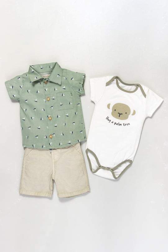 CONJUNTO BEBÉ BEAR VERDE