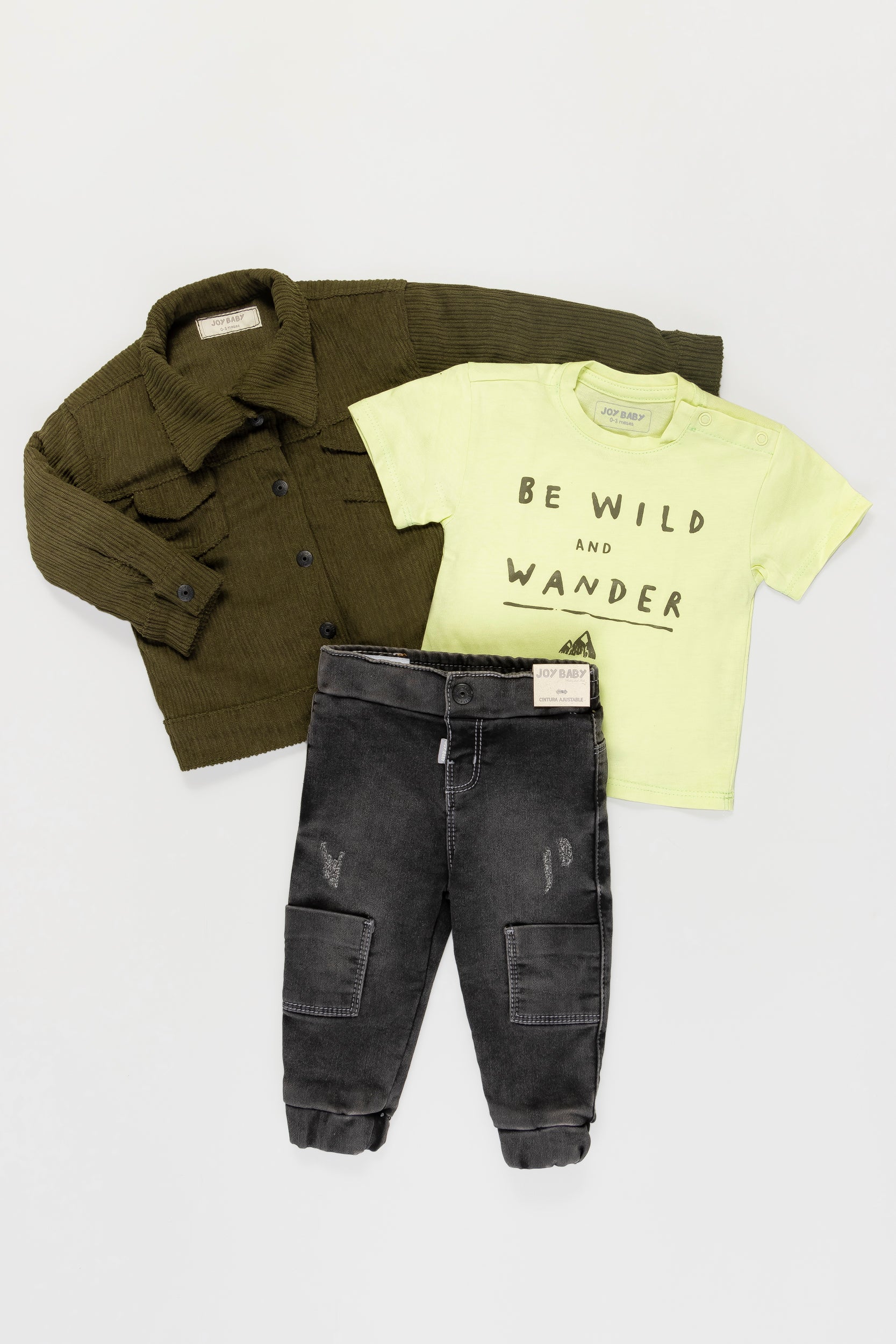 CONJUNTO BEBÉ CORDUROY VERDE