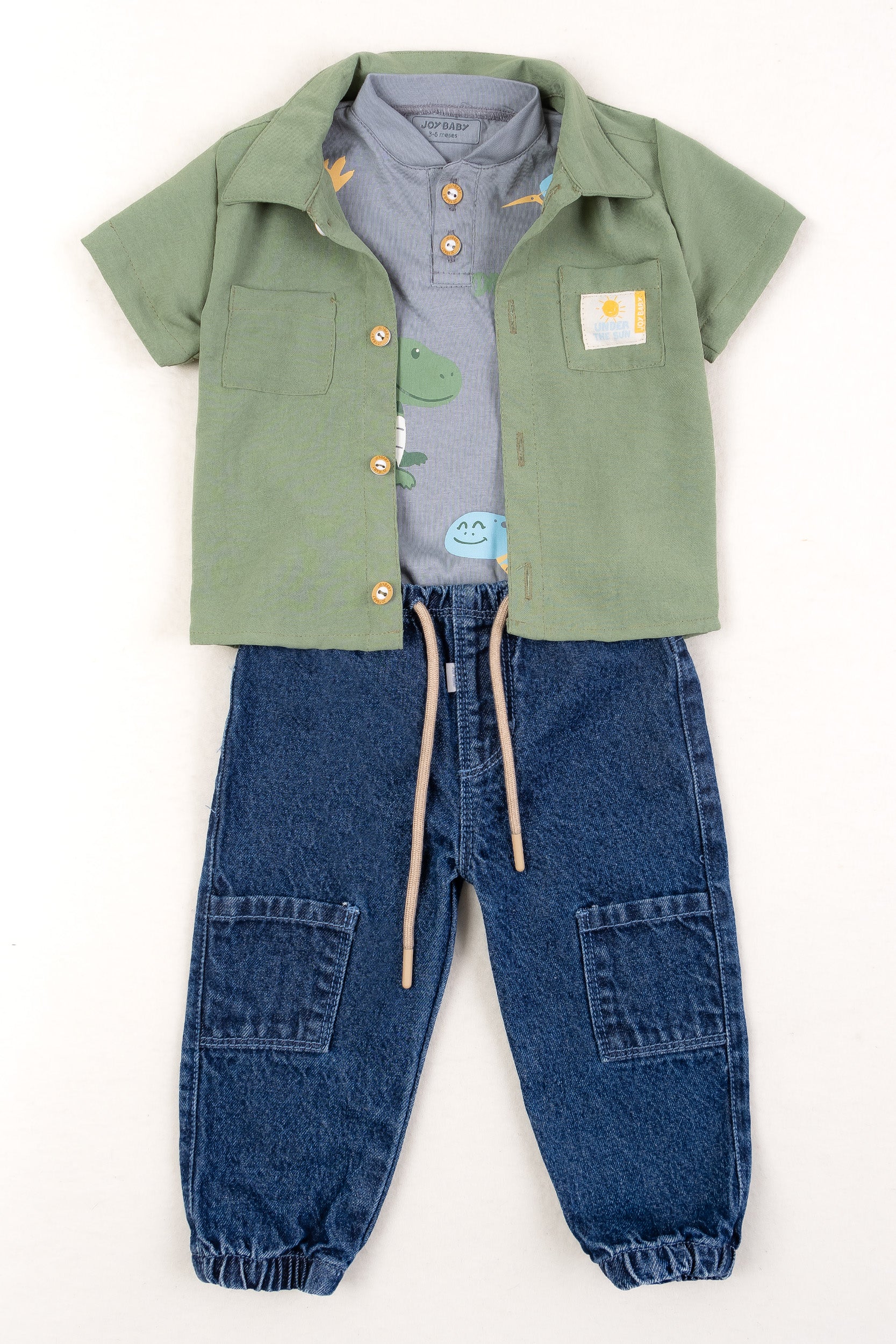 CONJUNTO BEBÉ UNDER THE  SUN VERDE