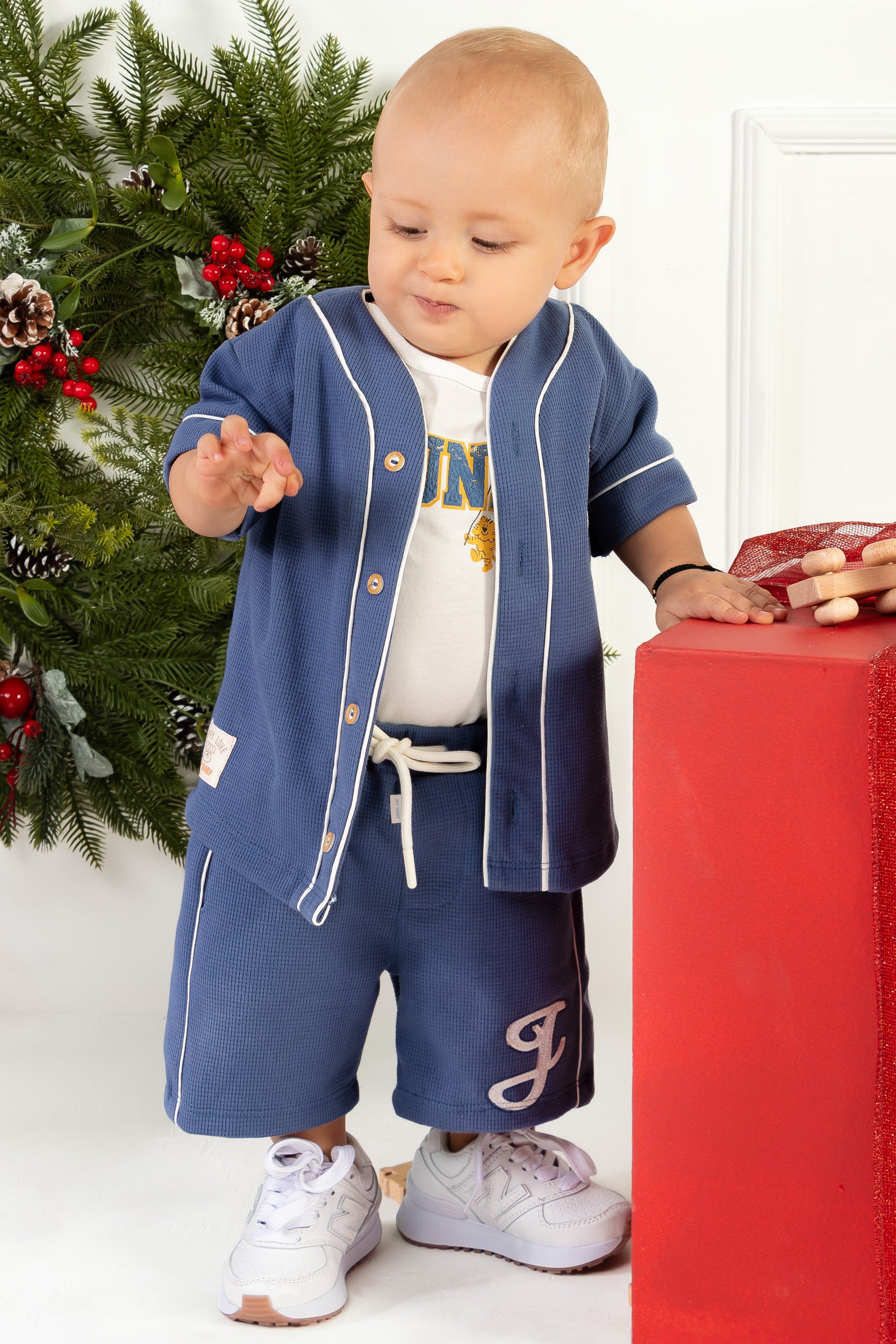 CONJUNTO BEBÉ FUNNY AZUL