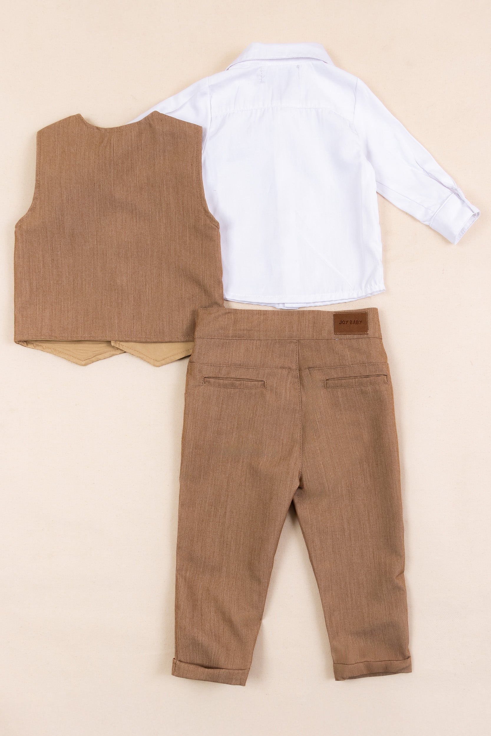 CONJUNTO BEBÉ ELEGANT BABY CAFÉ