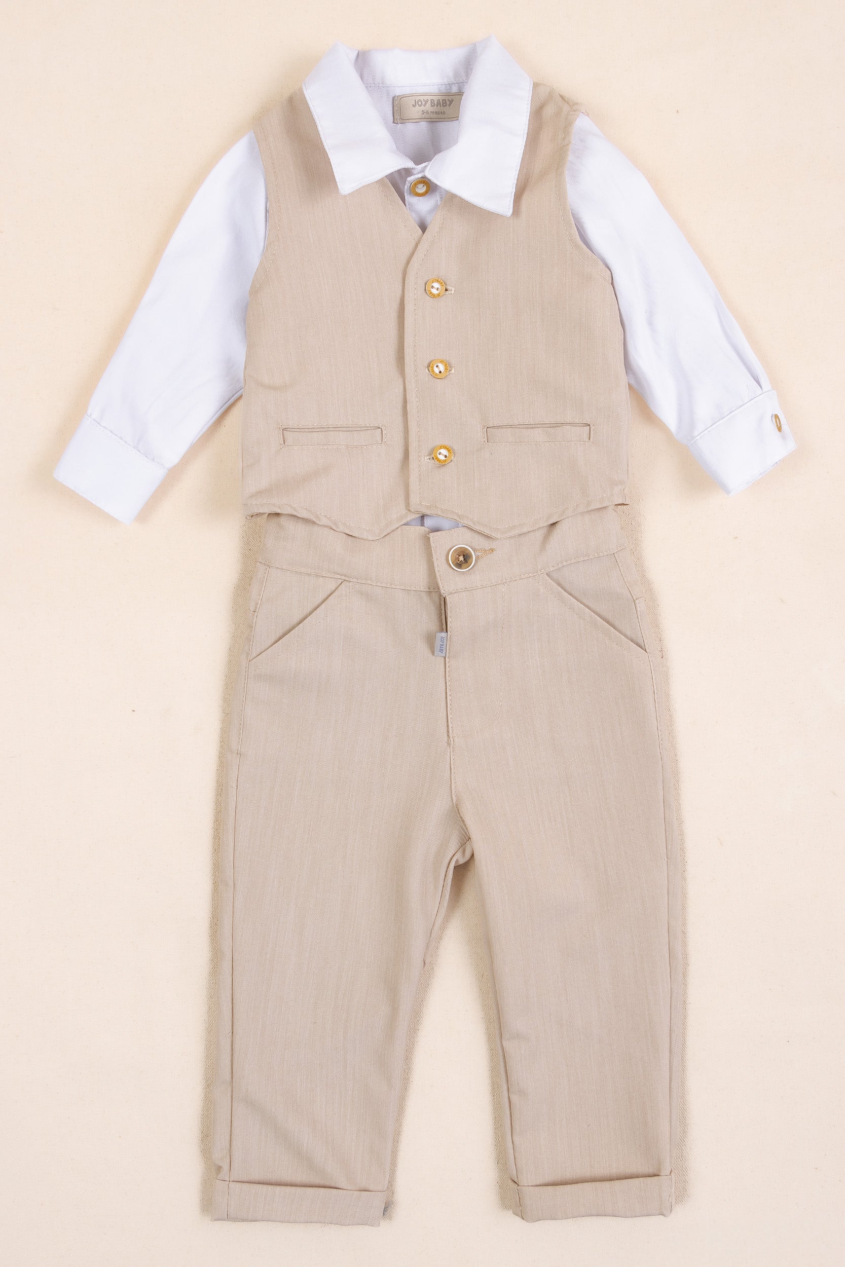 CONJUNTO BEBÉ ELEGANT BABY BEIGE