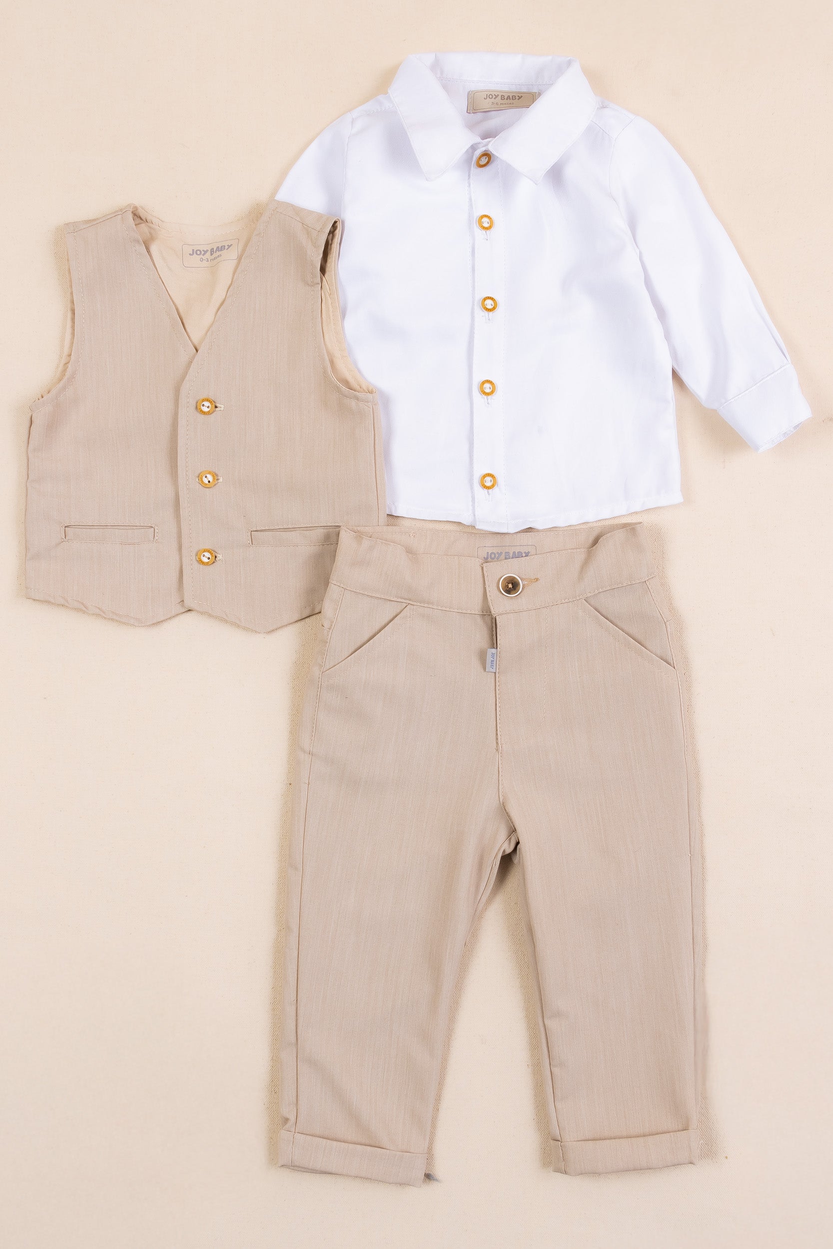 CONJUNTO BEBÉ ELEGANT BABY BEIGE