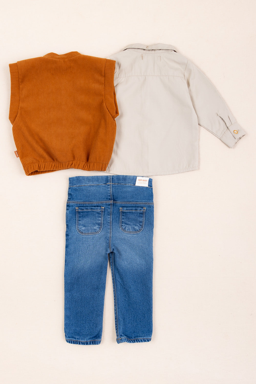 CONJUNTO BEBÉ HEY THERE CAFÉ