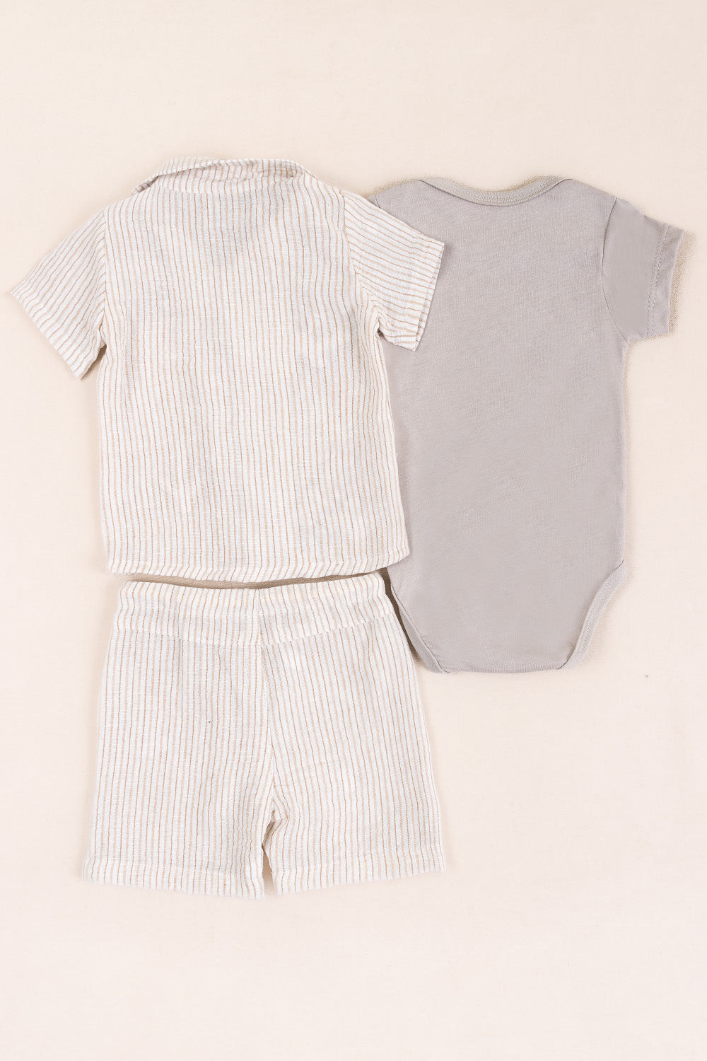 CONJUNTO BEBÉ PALM BEIGE
