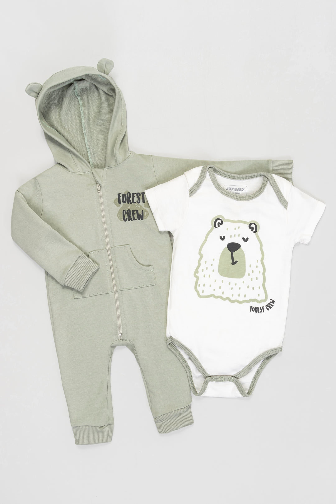 CONJUNTO BEBÉ FOREST VERDE CLARO