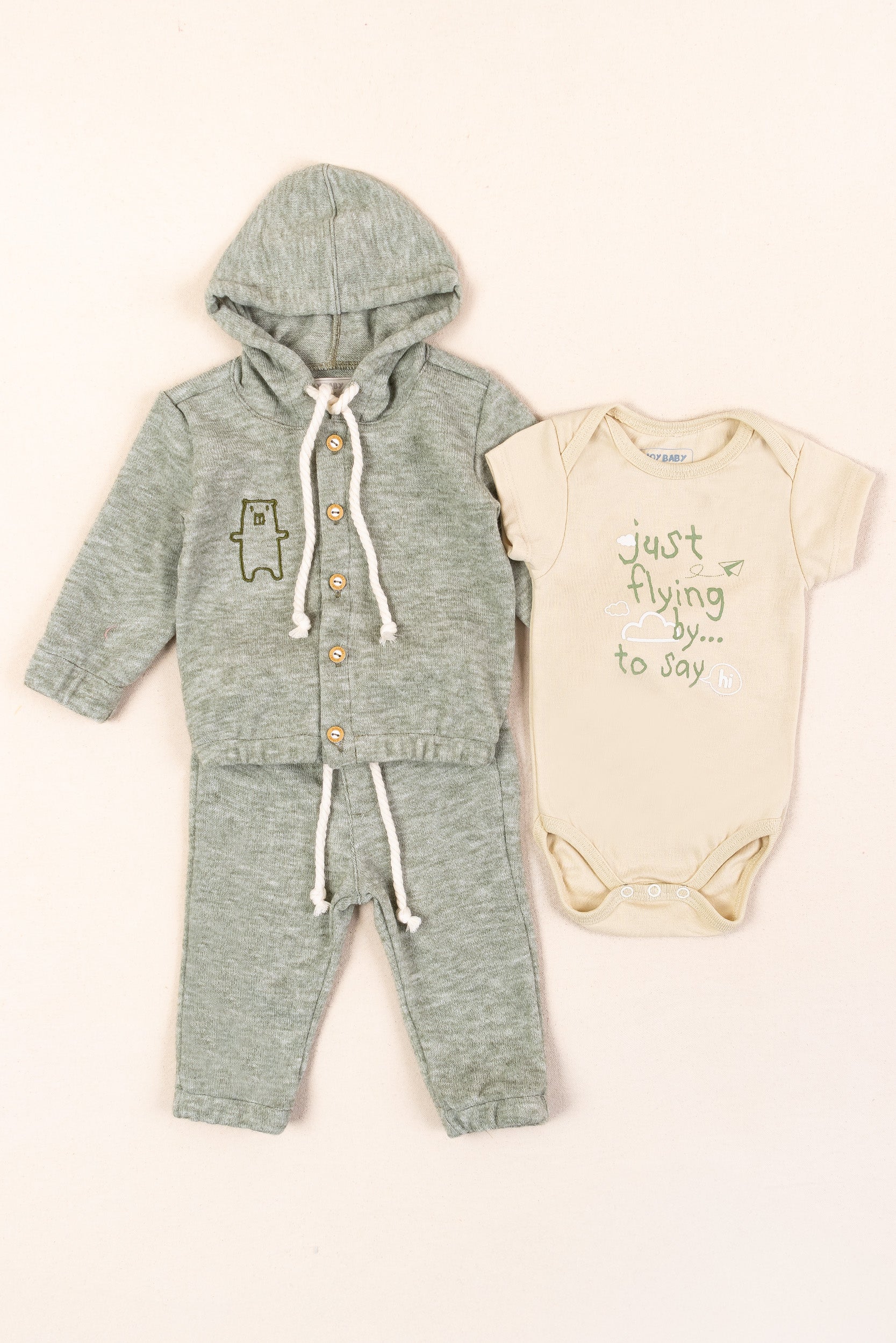 CONJUNTO BEBÉ UNISEX VERDE