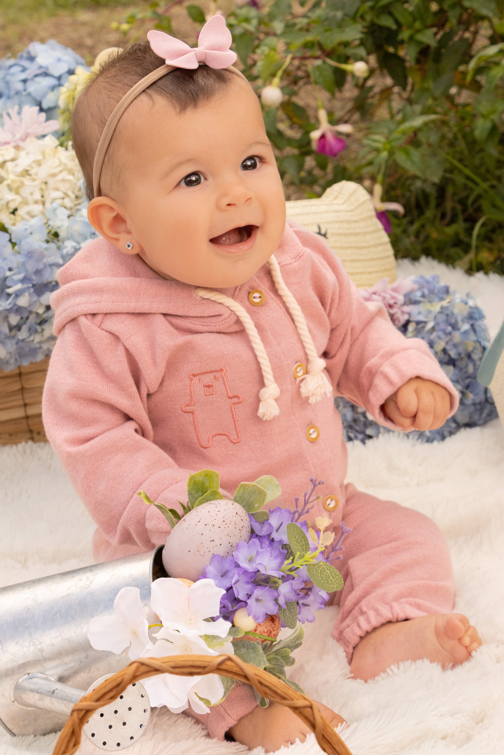 CONJUNTO BEBÉ UNISEX ROSADO