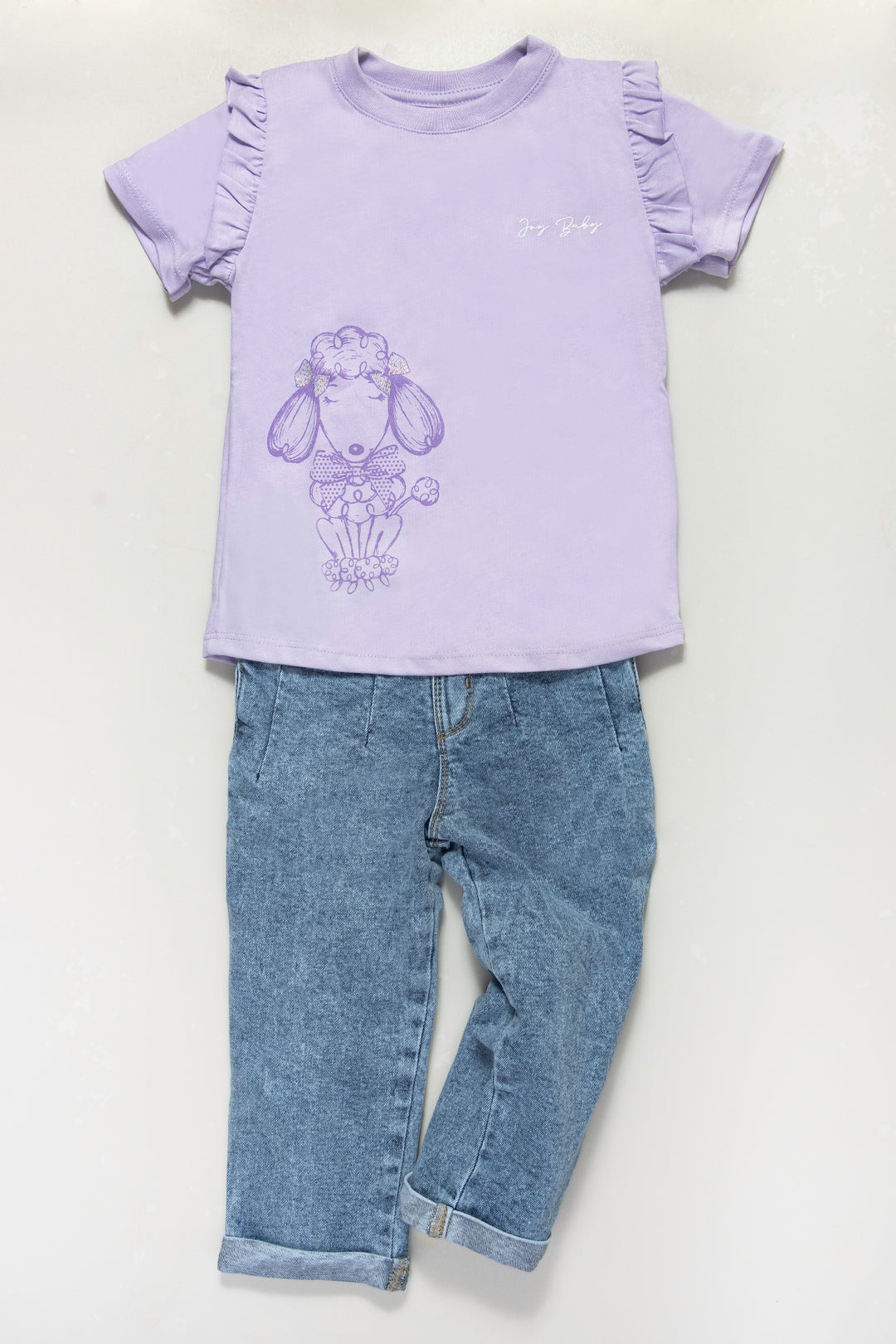 CONJUNTO NIÑA PETS MORADO
