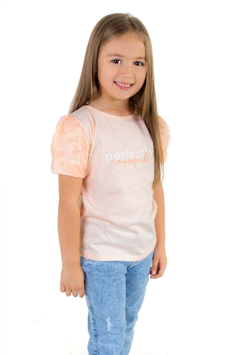 CONJUNTO NIÑA PERFECTLY MANDARINA