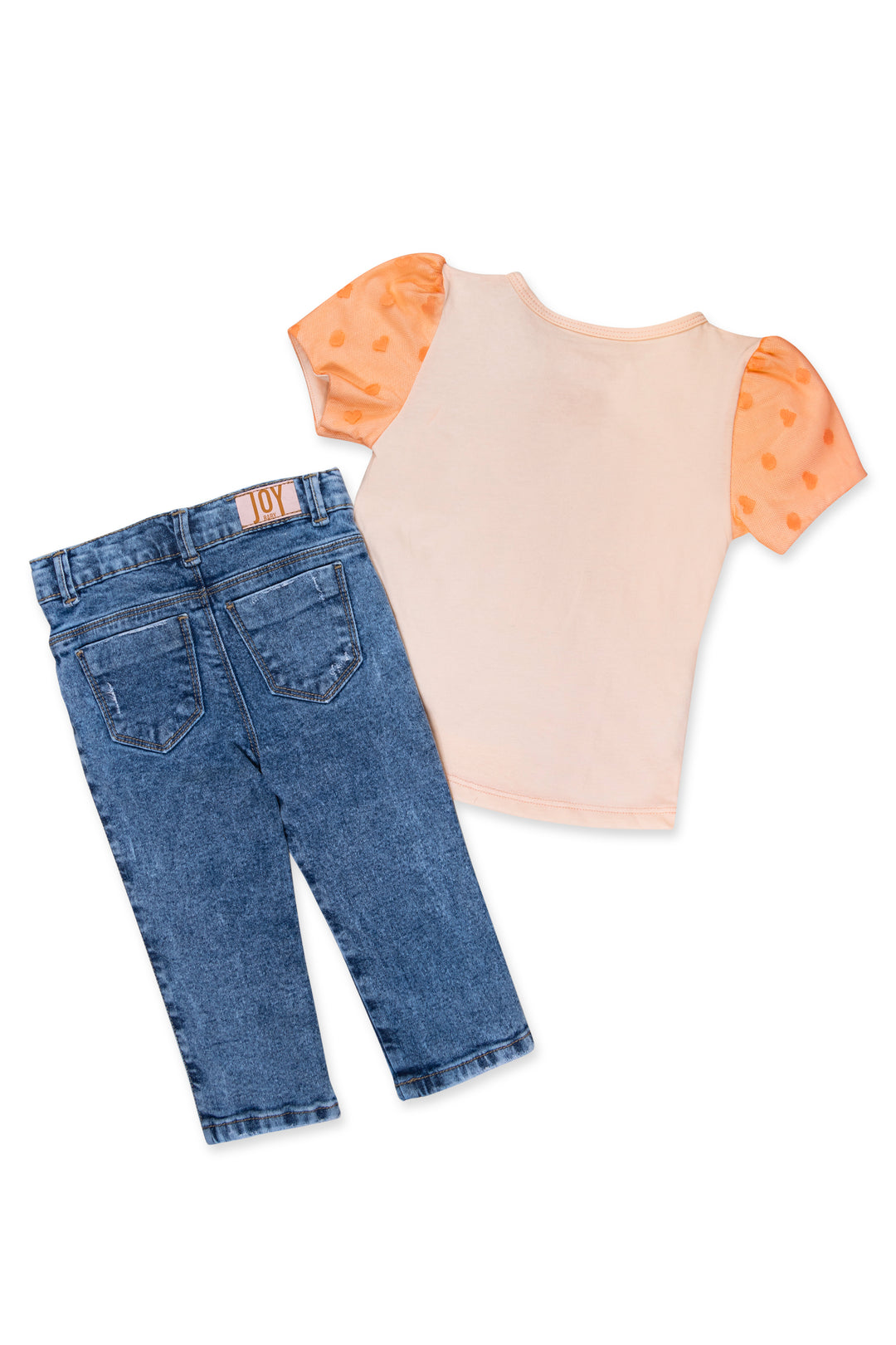 CONJUNTO NIÑA PERFECTLY MANDARINA