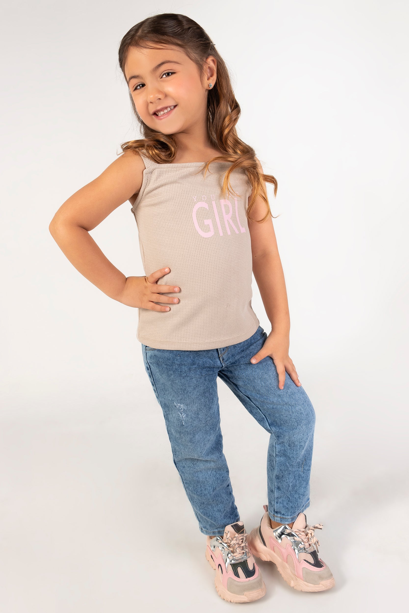 CONJUNTO NIÑA GIRL BEIGE