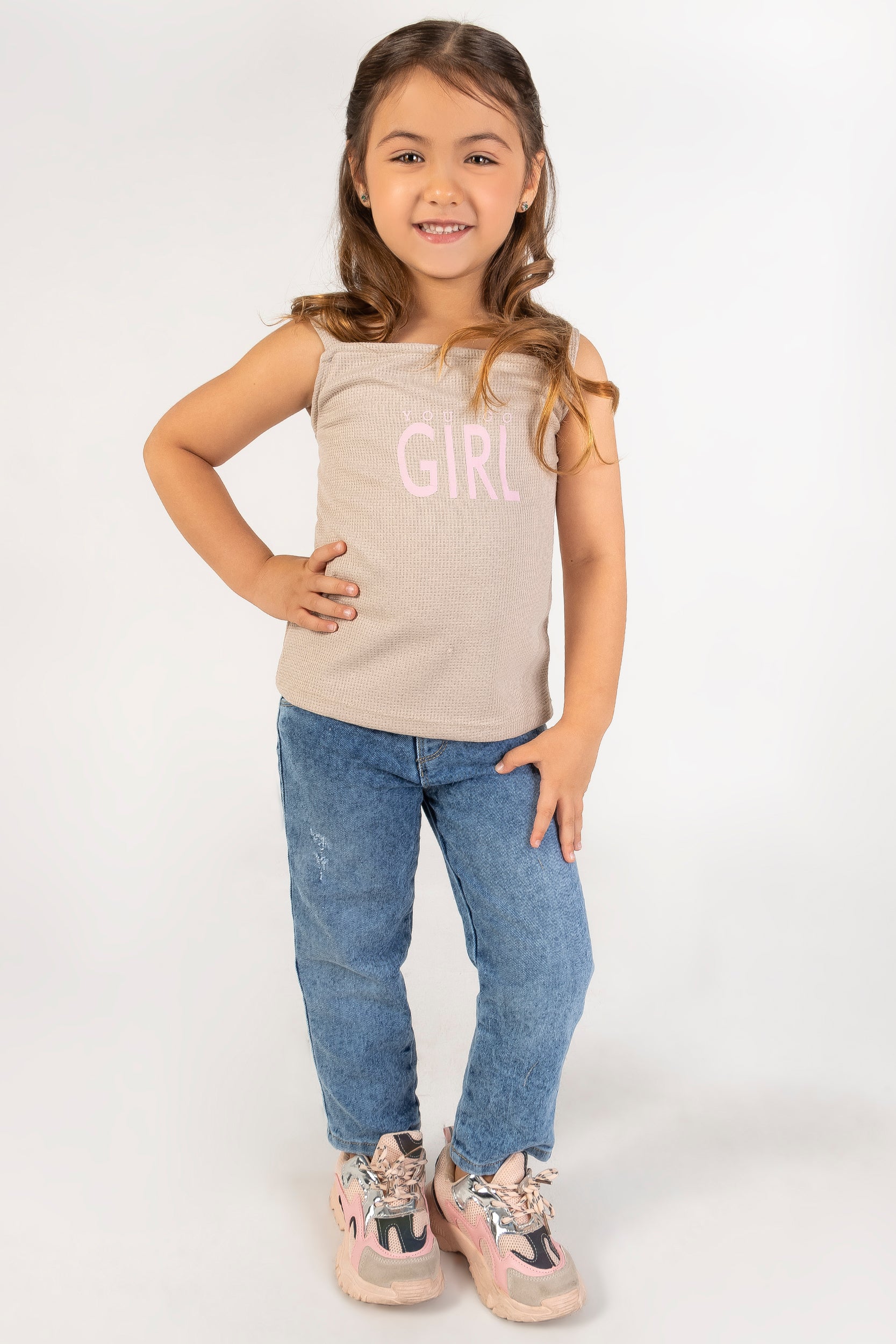 CONJUNTO NIÑA GIRL BEIGE