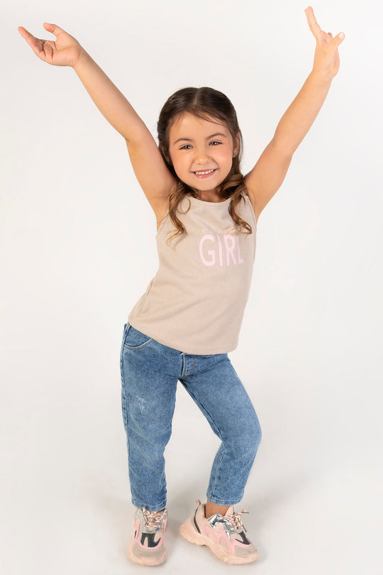 CONJUNTO NIÑA GIRL BEIGE