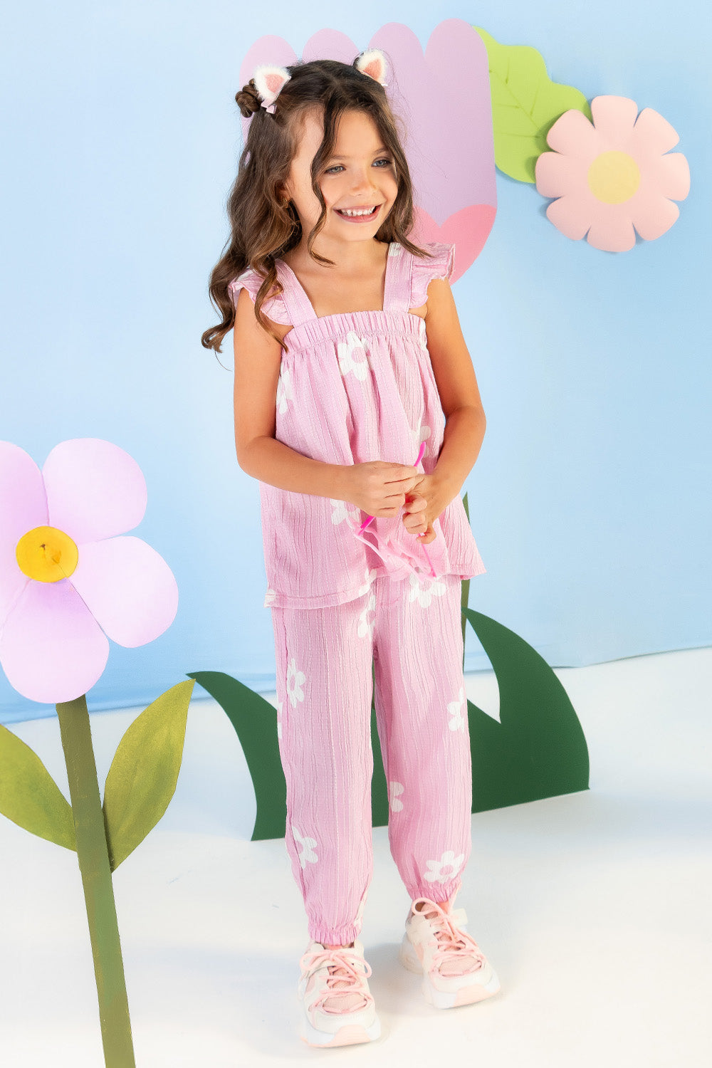 CONJUNTO NIÑA COZY ROSADO