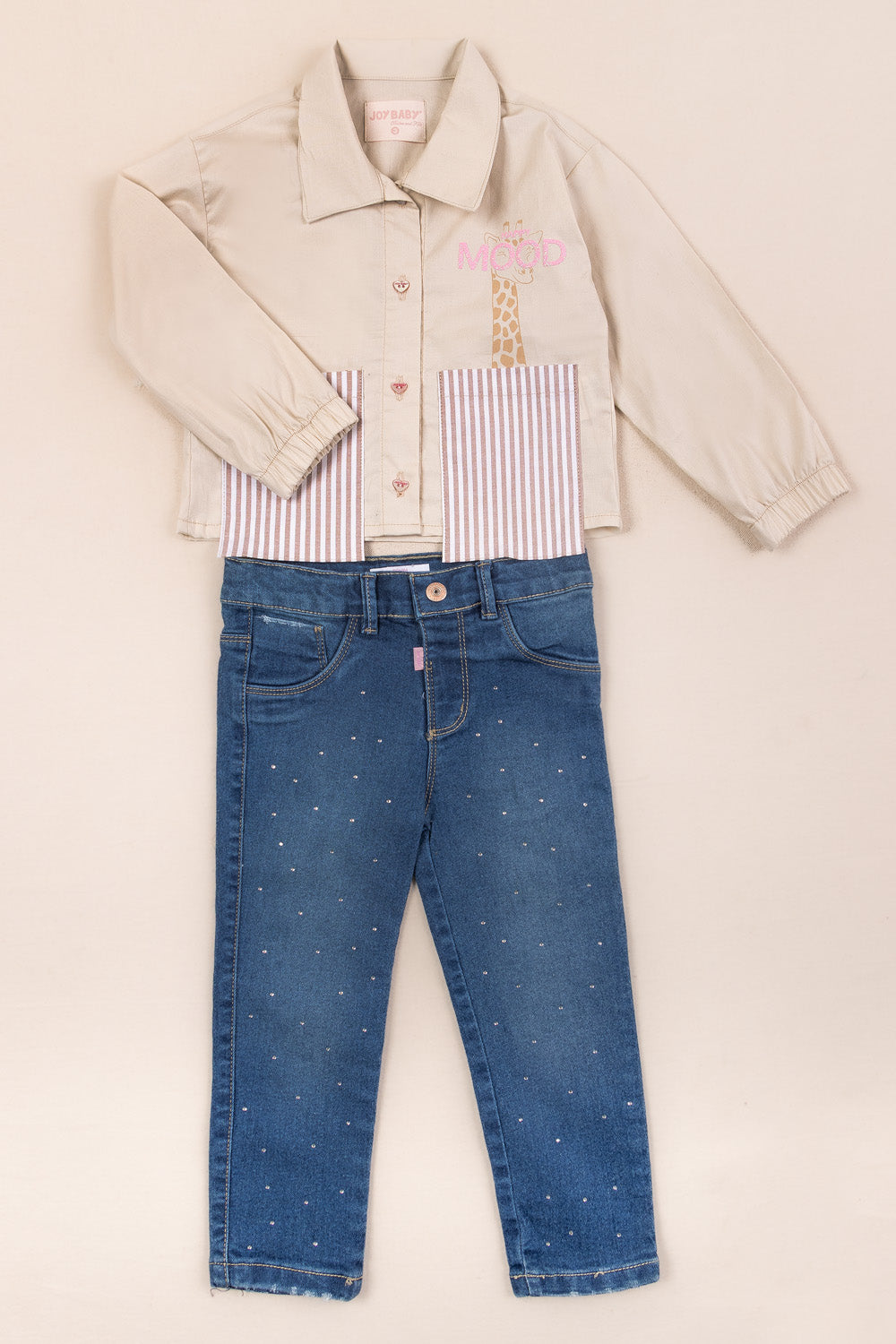 CONJUNTO NIÑA MOOD BEIGE