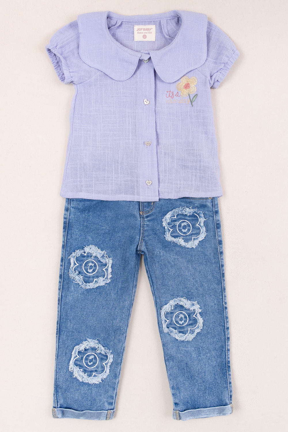 CONJUNTO NIÑA NICE DAY LILA