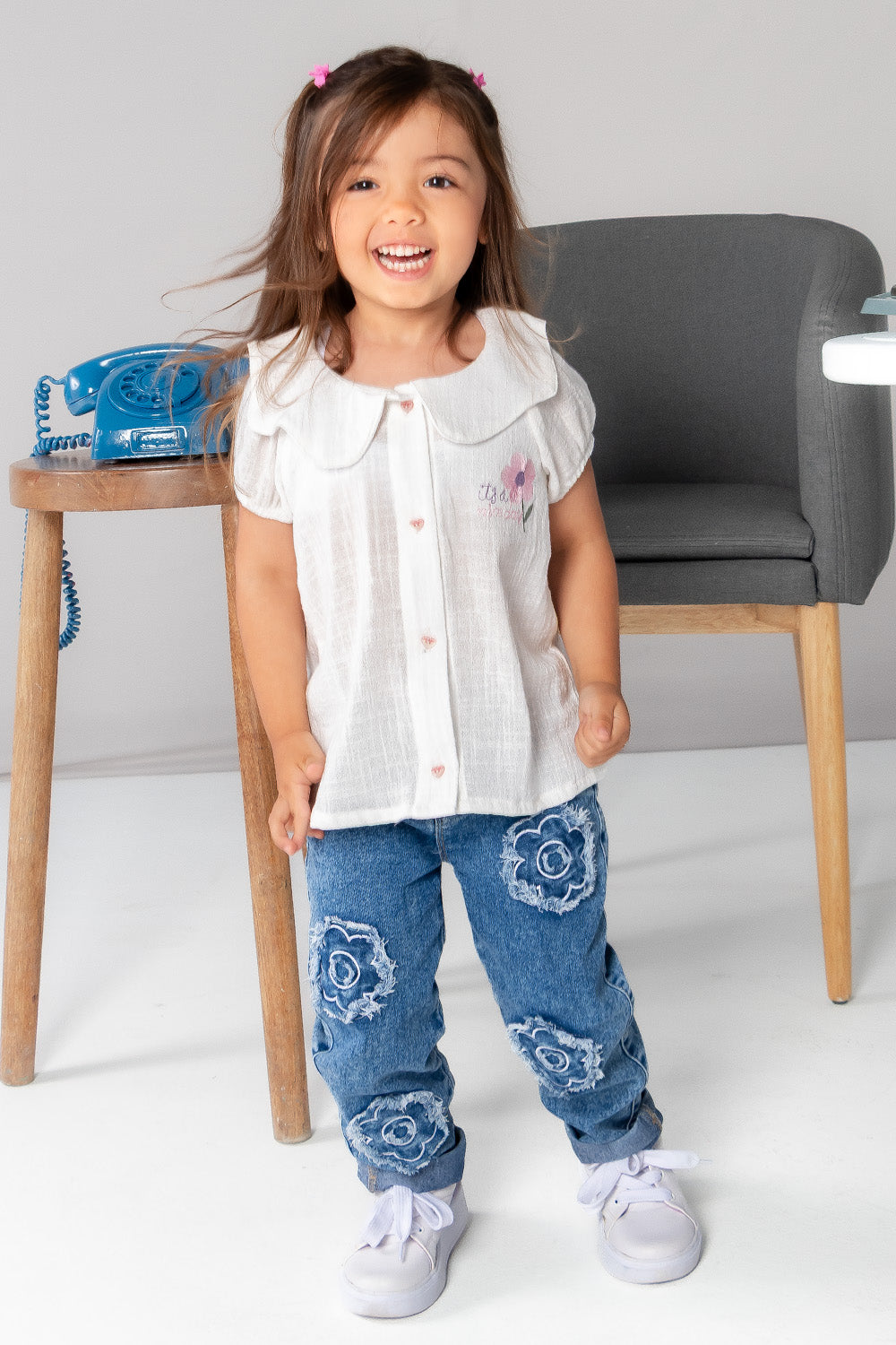 CONJUNTO NIÑA NICE DAY BLANCO
