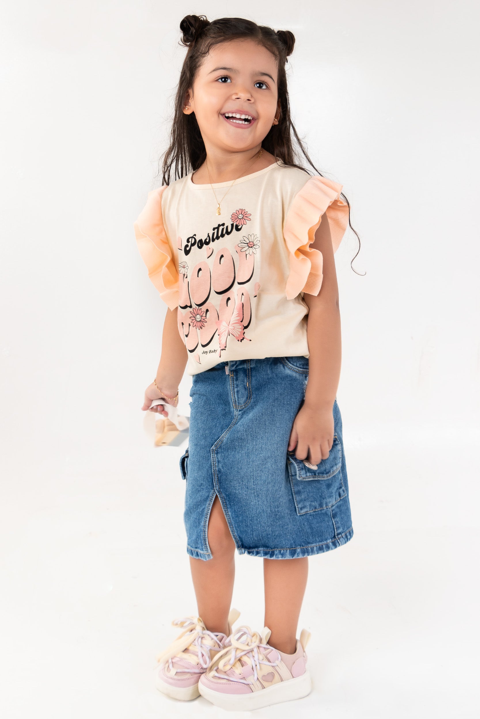 CONJUNTO NIÑA G-MOOD MANDARINA