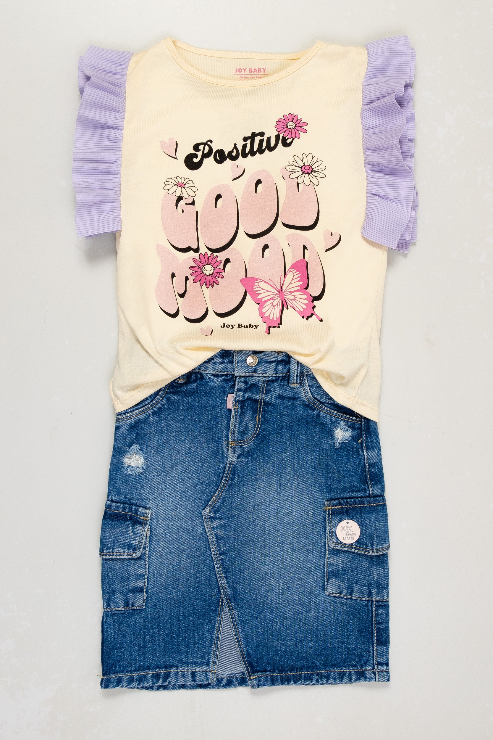 CONJUNTO NIÑA G-MOOD MORADO