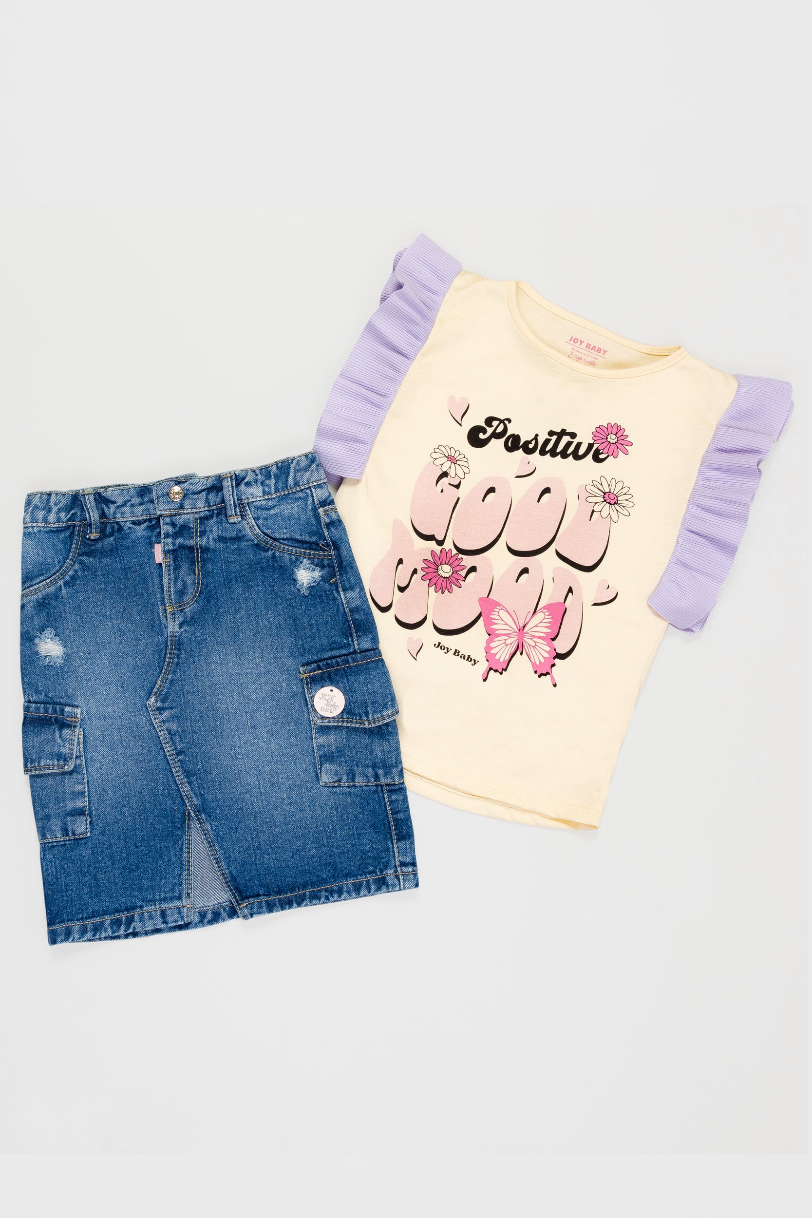 CONJUNTO NIÑA G-MOOD MORADO