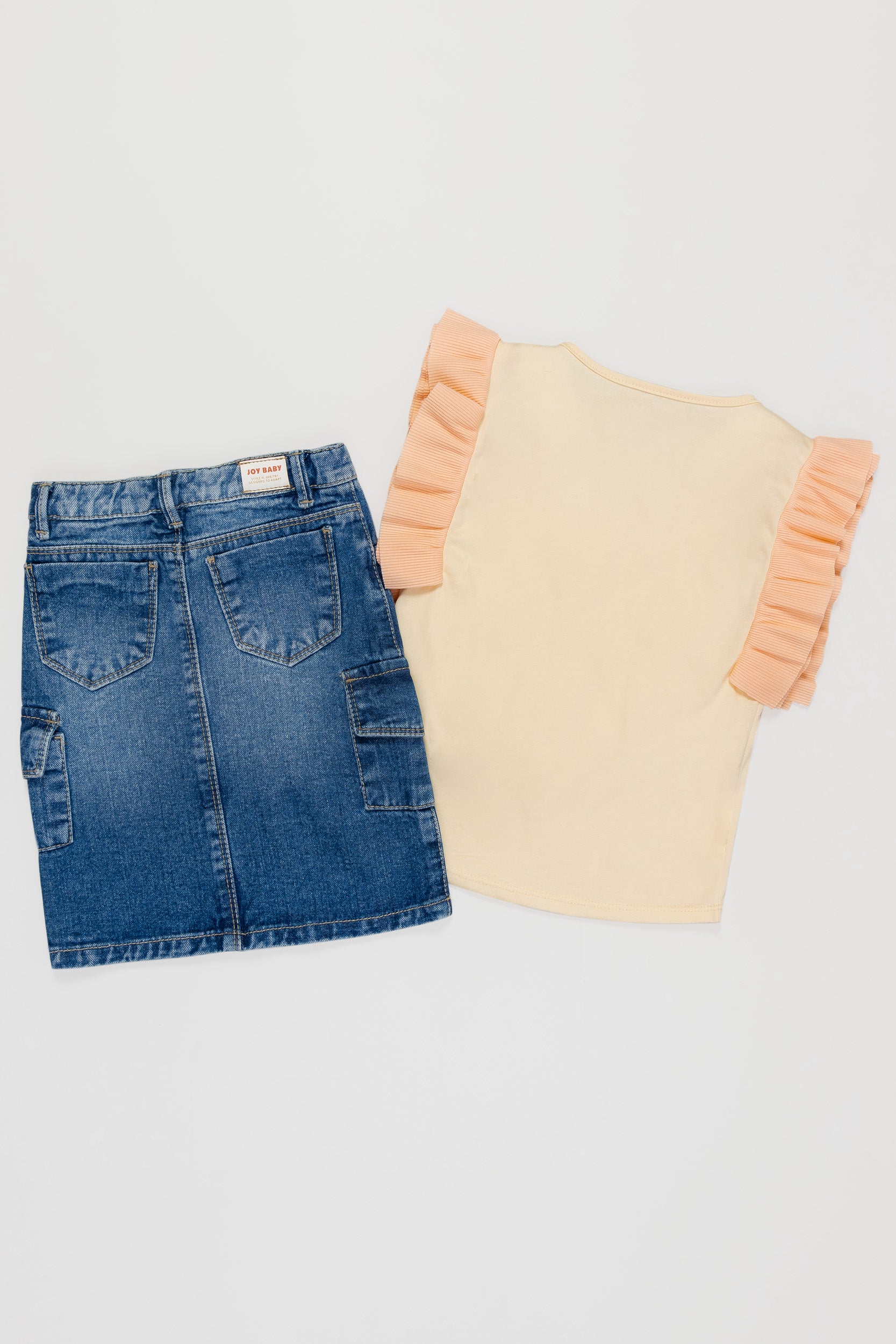 CONJUNTO NIÑA G-MOOD MANDARINA
