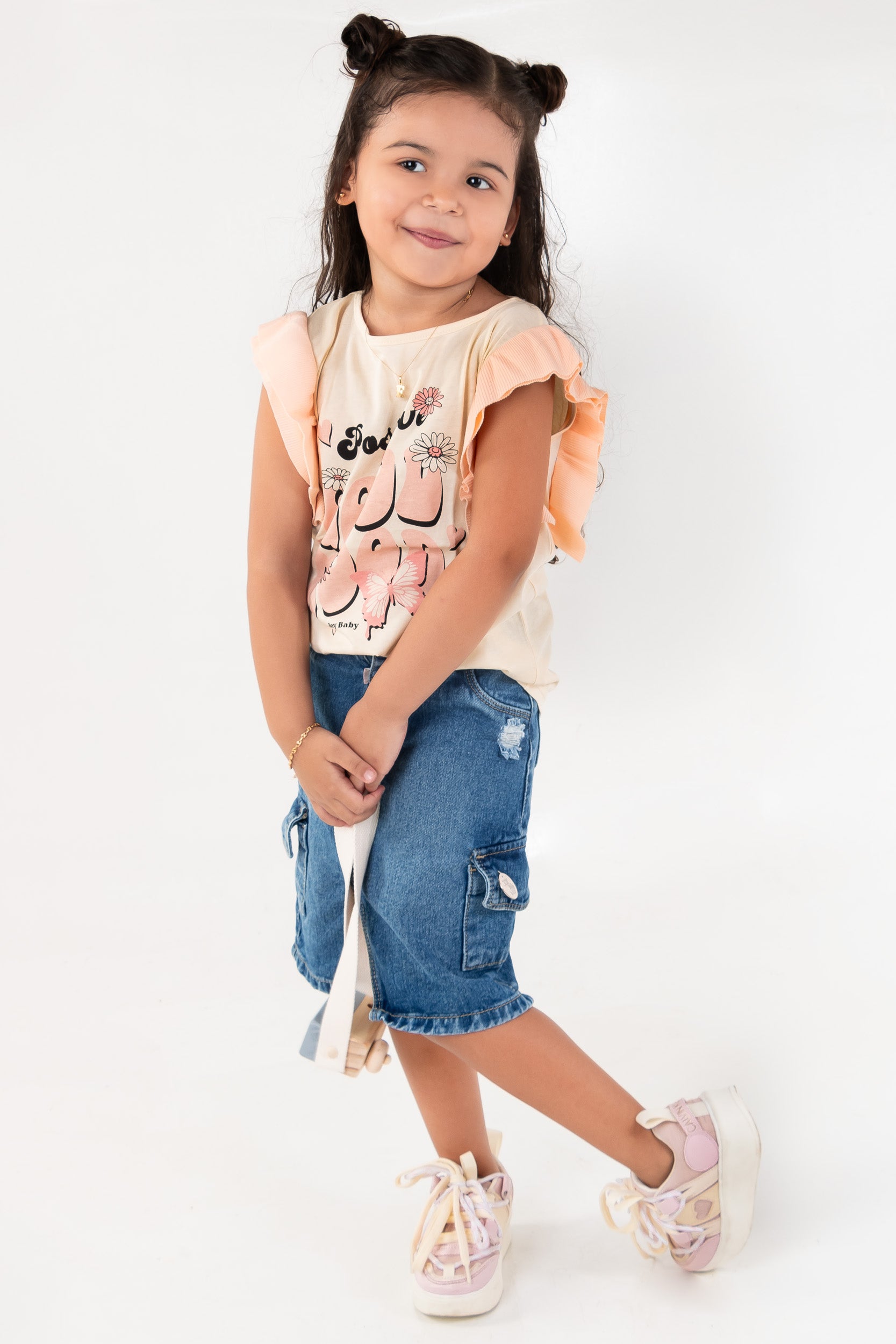 CONJUNTO NIÑA G-MOOD MANDARINA