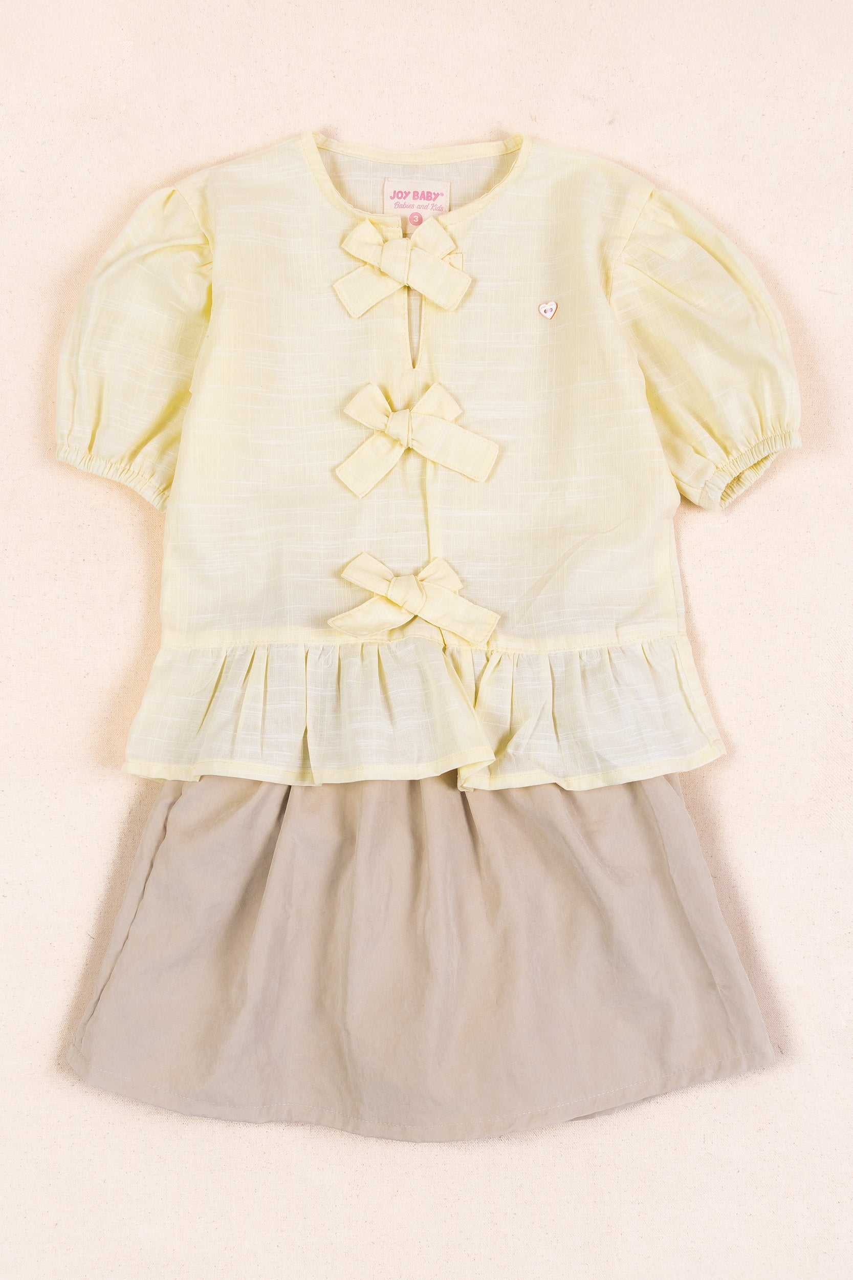 CONJUNTO NIÑA AMARILLO