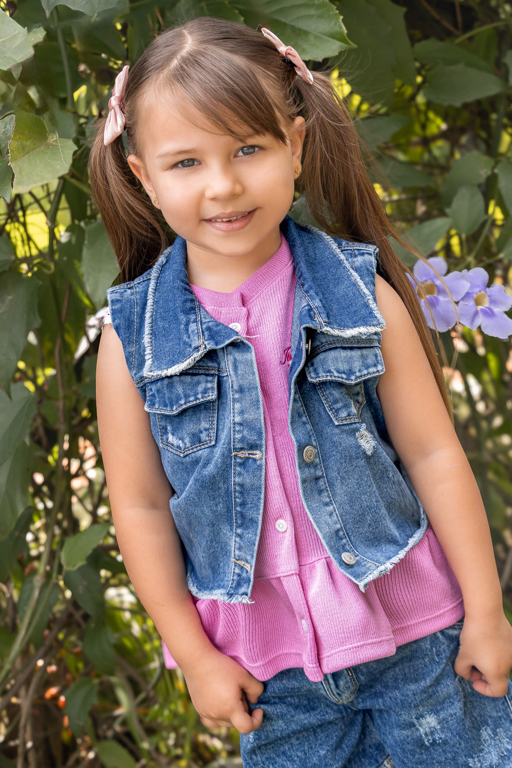 CONJUNTO NIÑA COMFORT FUCSIA