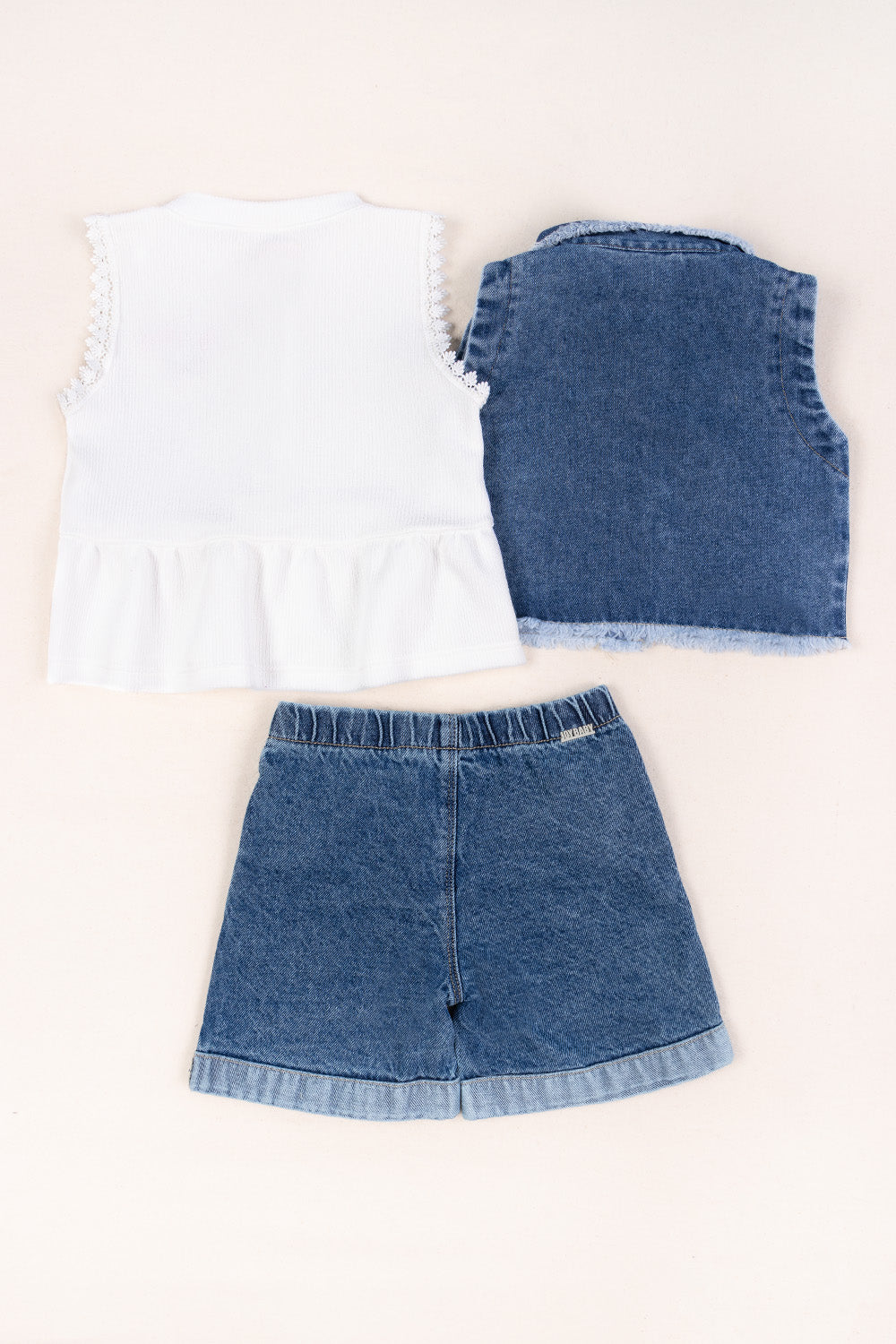 CONJUNTO NIÑA COMFORT BLANCO