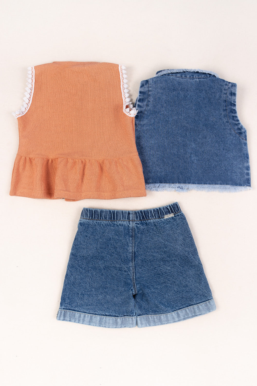 CONJUNTO NIÑA COMFORT NARANJA