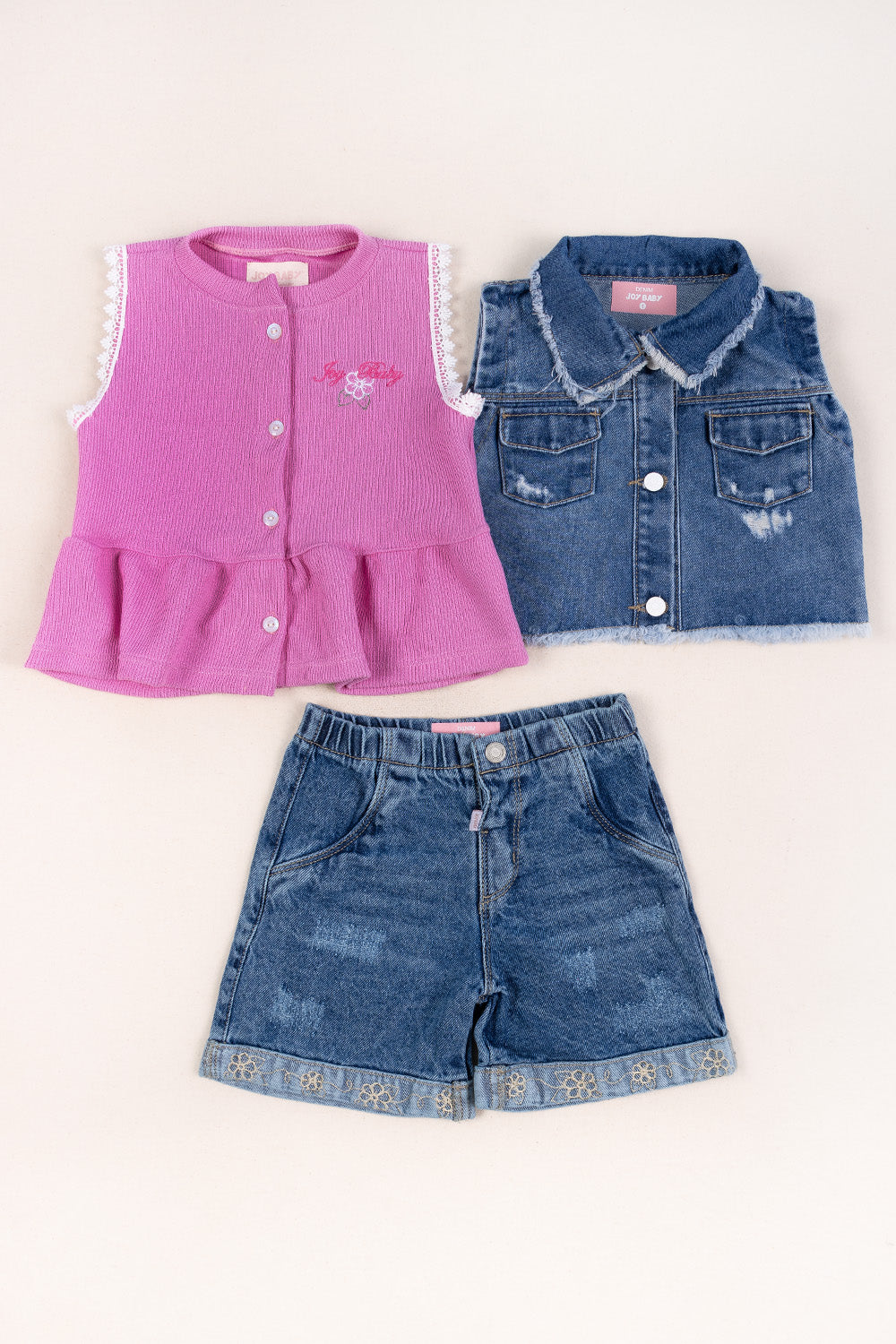 CONJUNTO NIÑA COMFORT FUCSIA
