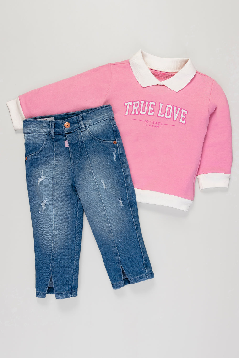 CONJUNTO NIÑA TRUE ROSA