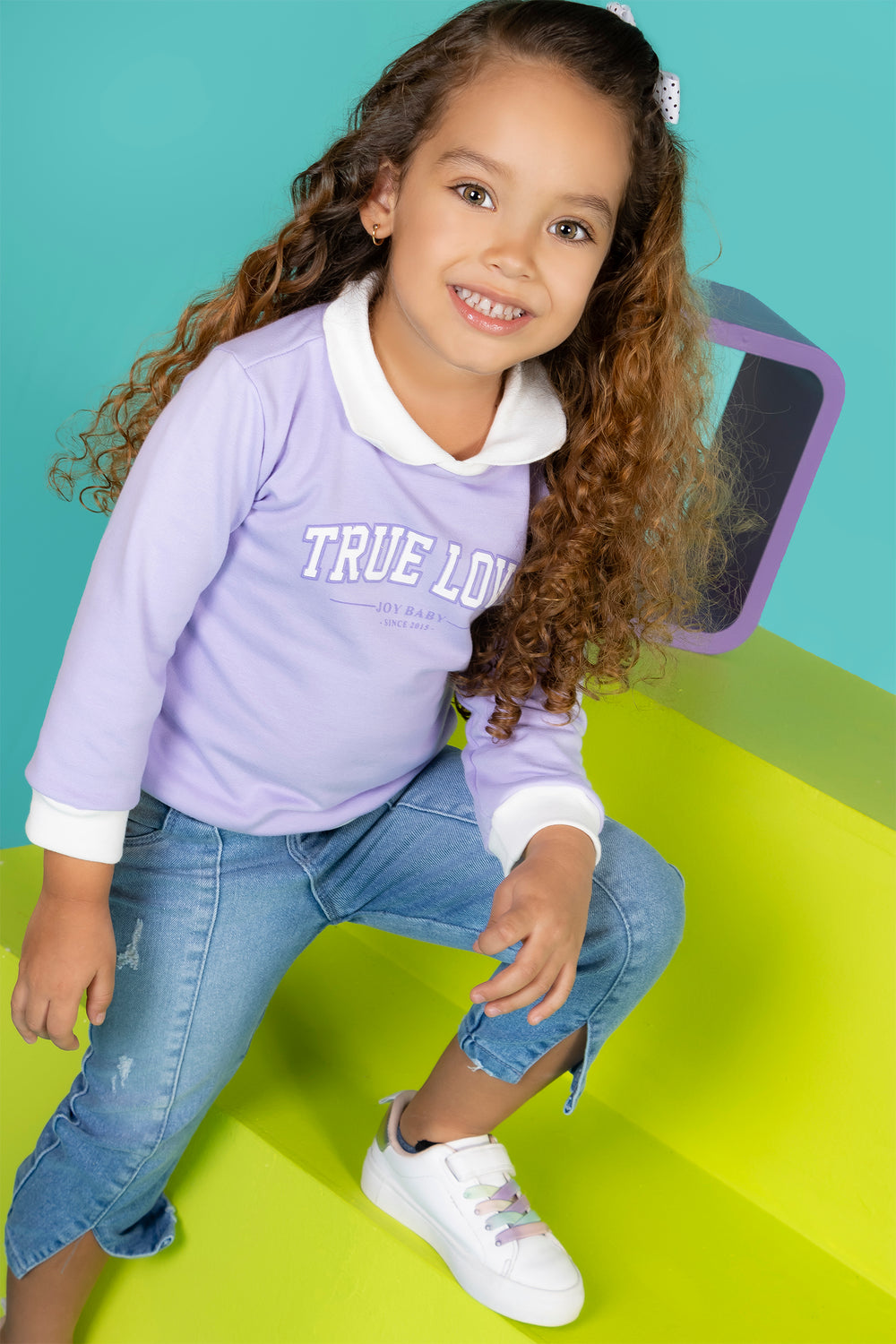 CONJUNTO NIÑA TRUE MORADO