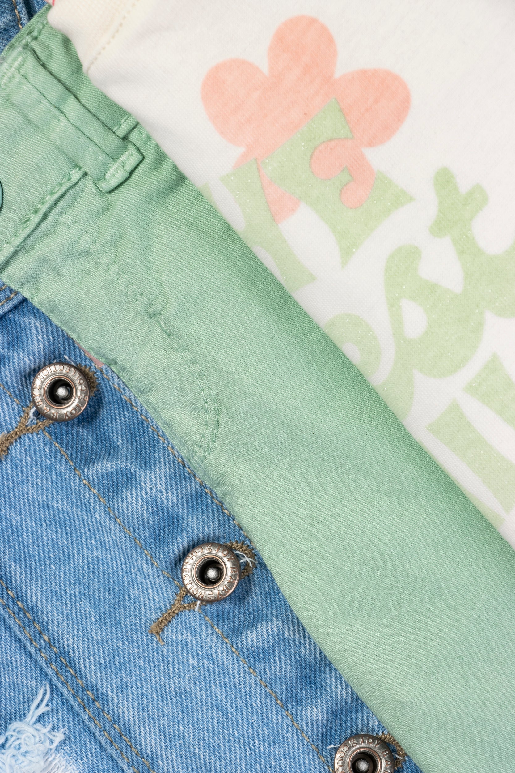 CONJUNTO 3 PRENDAS NIÑA BEST VERDE