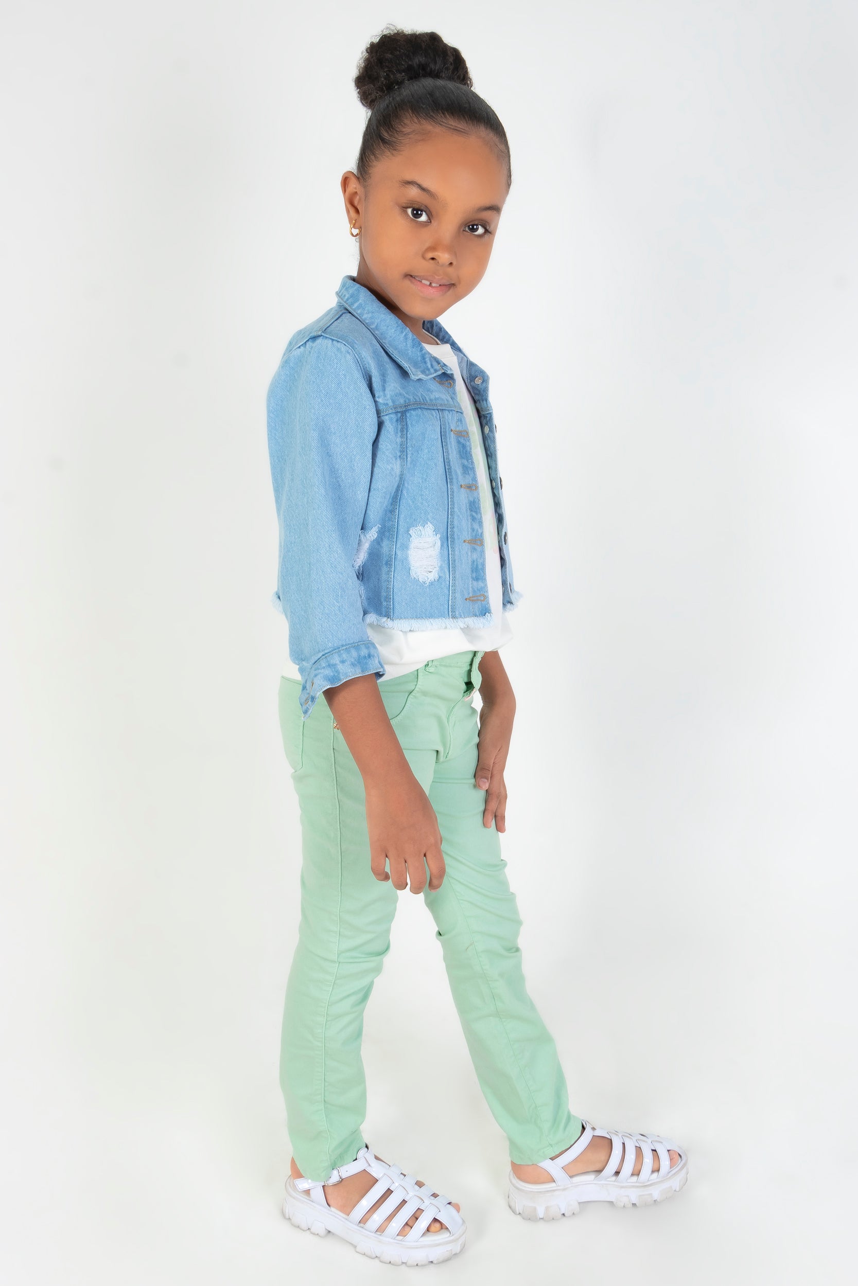 CONJUNTO 3 PRENDAS NIÑA BEST VERDE