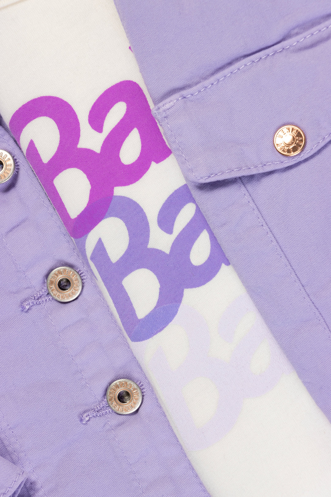 CONJUNTO 3 PRENDAS NIÑA BABY MORADO