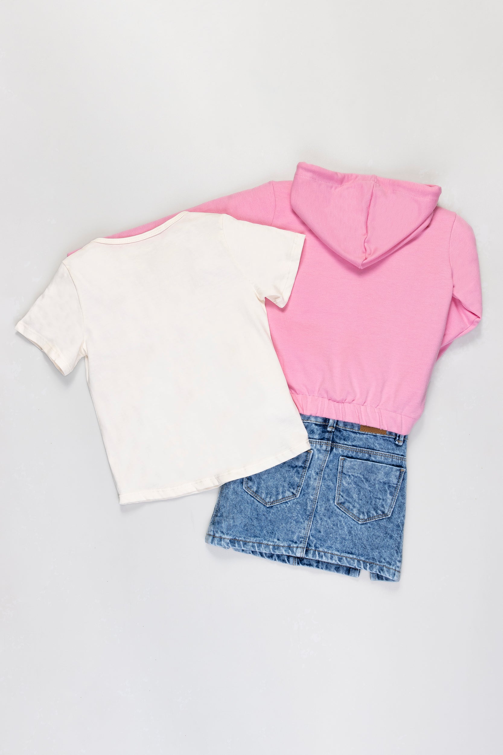 CONJUNTO 3 PRENDAS NIÑA ROSADO
