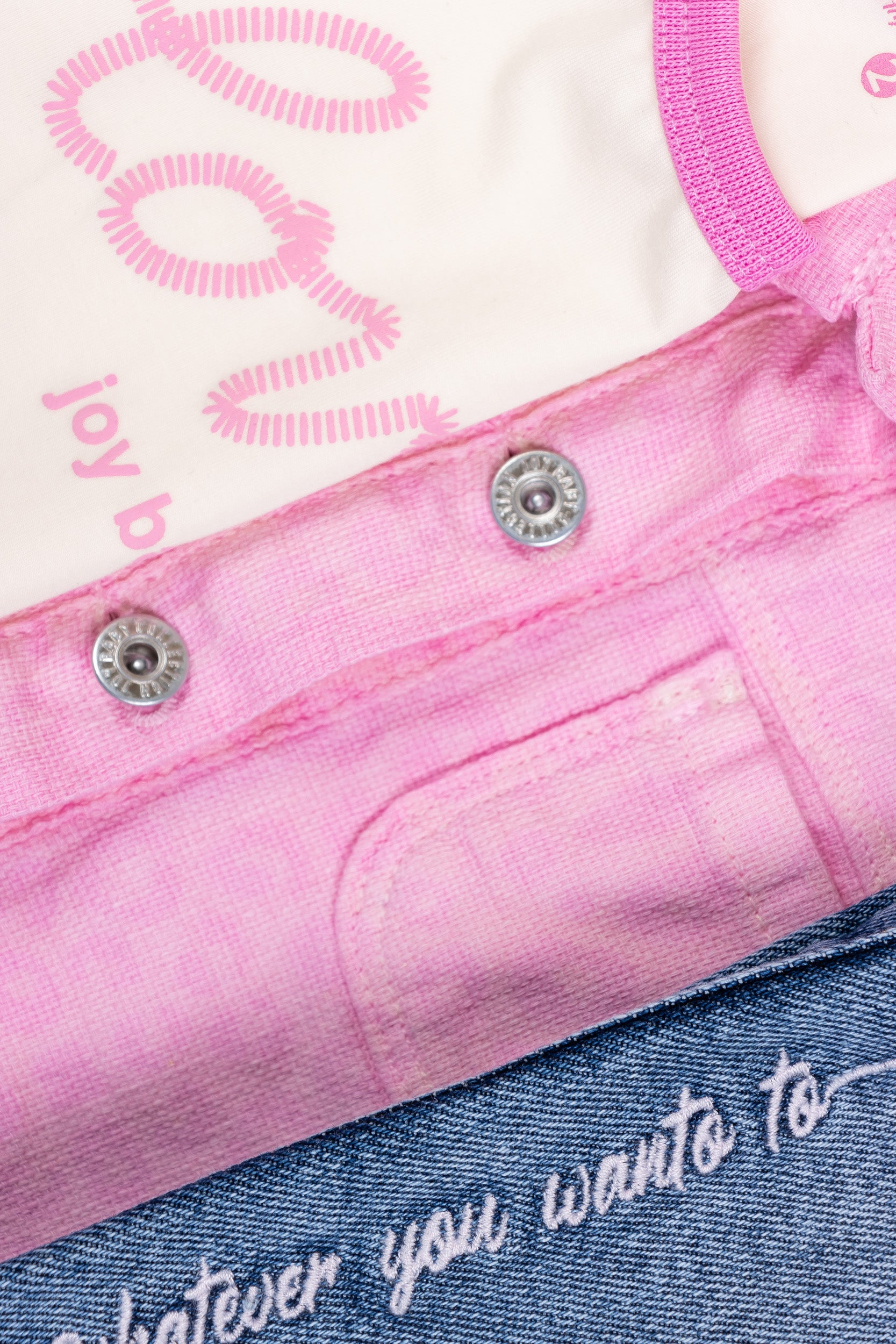CONJUNTO 3 PRENDAS NIÑA LOVELY ROSADO