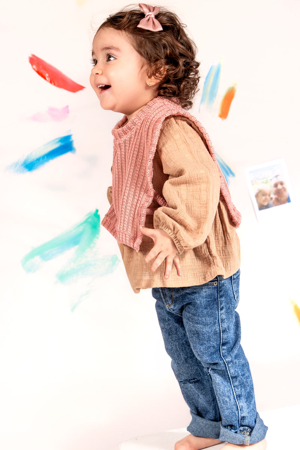 CONJUNTO 3 PRENDAS NIÑA BELIEVE BEIGE